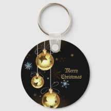 Jul Golden Ornaments Shiny Stars Black