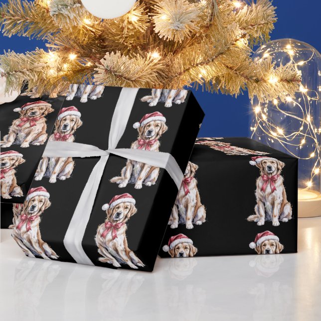 Jul Golden Retriever Älskare Hund Mamma  Presentpapper (Helgdagar)