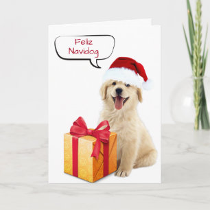 Jul Golden Retriever Humor Kort