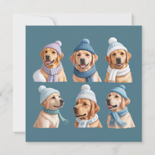 Jul Golden Retriever Hund Älskare Hundar Ägare Julkort