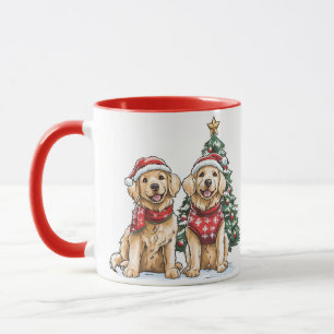 Jul Golden Retriever Hundar Mugg
