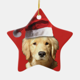 Jul Golden Retriever Julgransprydnad Keramik