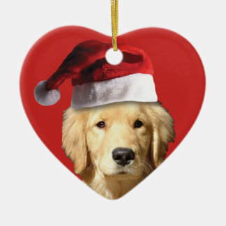 Jul Golden Retriever Julgransprydnad Keramik