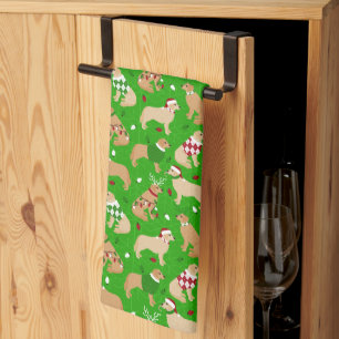 Jul Golden Retriever Kitchen Towel Kökshandduk