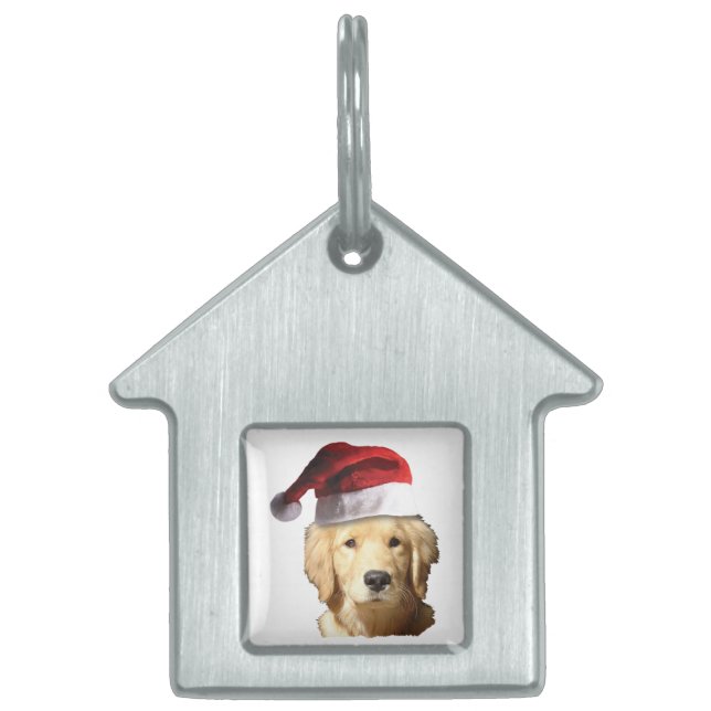Jul Golden Retriever Namnbricka Husdjur (Framsidan)