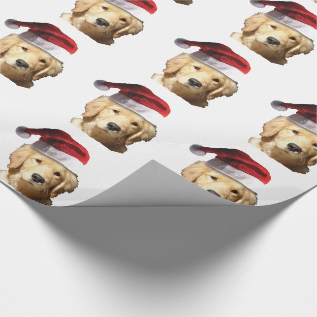Jul Golden Retriever Presentpapper (Hörn)