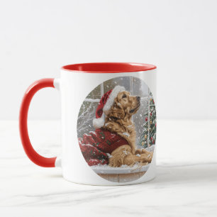 Jul Golden Retriever Santa Hund Mugg
