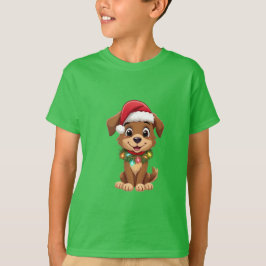 Jul Golden Retriever Shirt, Gott nytt år T Shirt