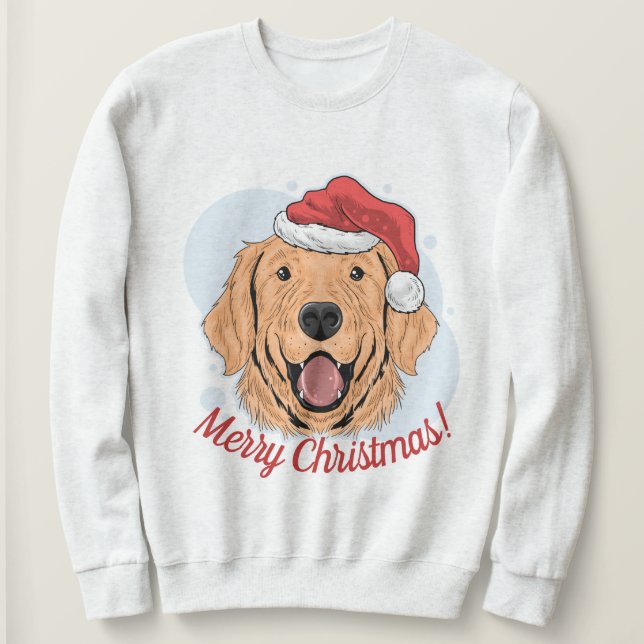 Jul Golden Retriever T Shirt (Design framsida)