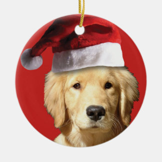Jul Golden Retrive Julgransprydnad Keramik