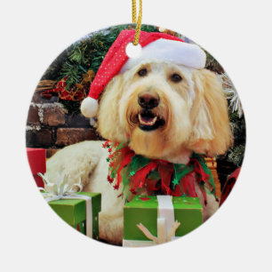 Jul - GoldenDoodle - Bella Julgransprydnad Keramik