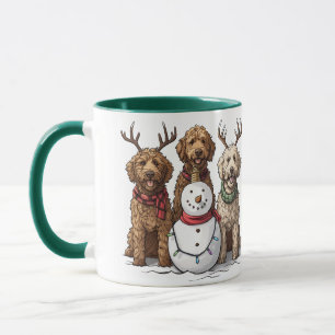 Jul Goldendoodle Hundar Mugg