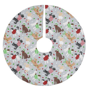 Jul Goldendoodle Labradoodle Julgransmatta Borstad Polyester