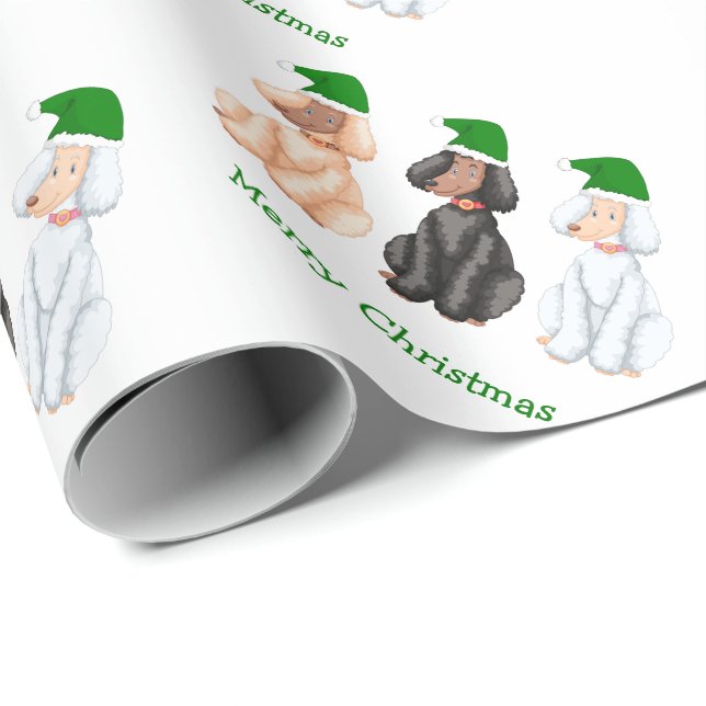 Jul Goldendoodles  Presentpapper (Rullad Hörn)