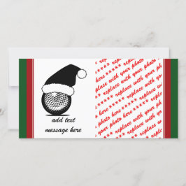 Jul Golf Boll Julkort