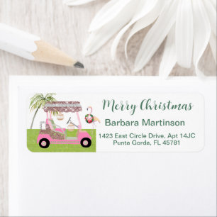Jul Golf Dam Theme Returadress Returadress Etikett
