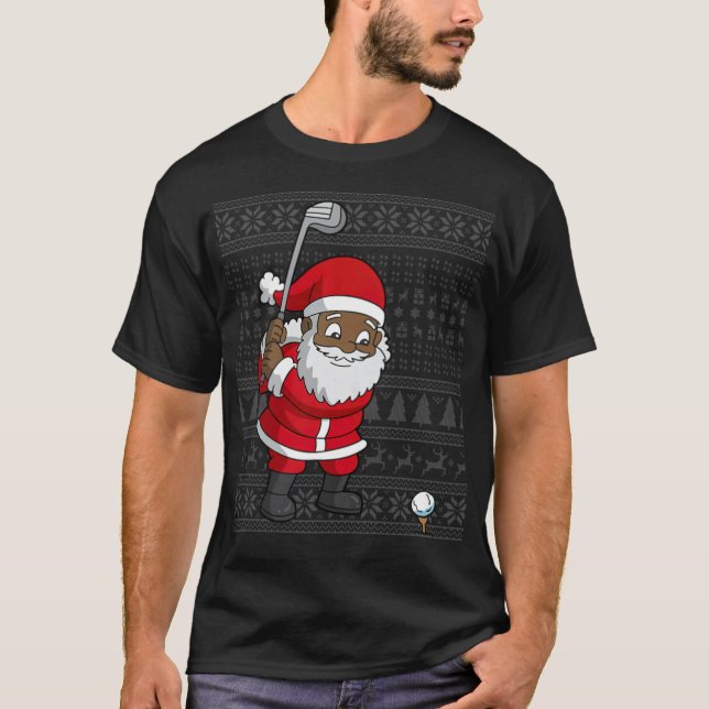 Jul Golf funnygolfgift T Shirt (Framsida)