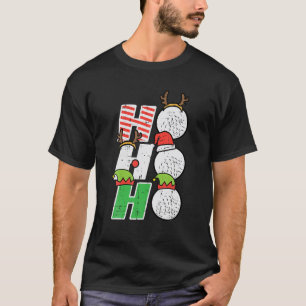 Jul Golf Ho Ho Ho Funny Julafton Golfing Sports T Shirt