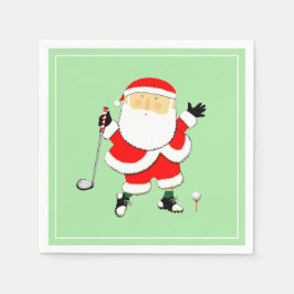 Jul Golf Party Pappersservett