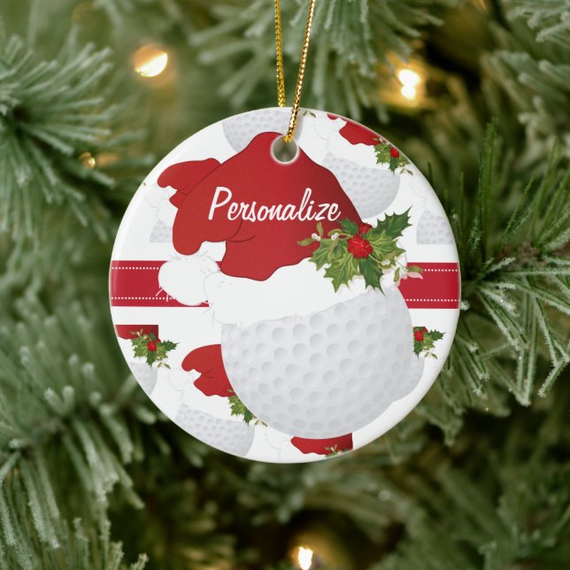 Jul Golf Personalize Ornament (Träd)