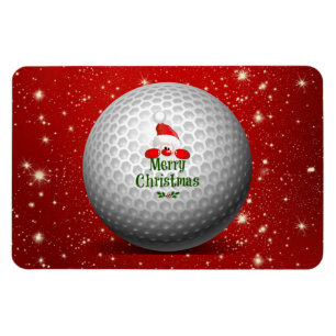 Jul Golf Santa Design Magnet