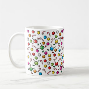 Jul Golfer Monogram Design Kaffemugg