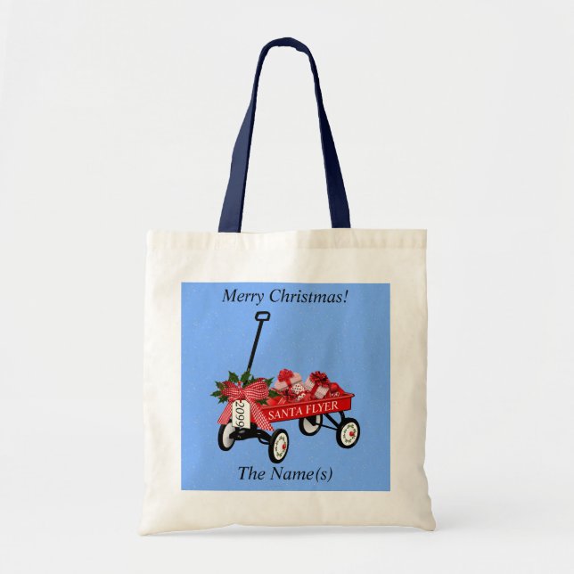 Jul Goodie Bag Leksak Wagon Tote bags Tygkasse (Framsidan)