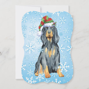 Jul Gordon Setter Julkort