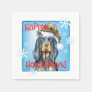 Jul Gordon Setter Pappersservett