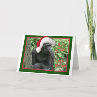 Jul Gorilla Helgkort