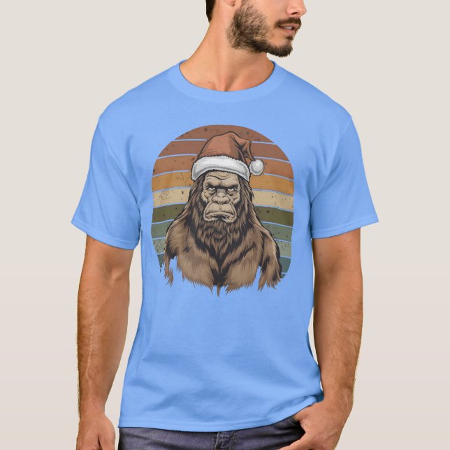 Jul Gorilla roligt T Shirt (Framsida)