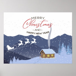 Jul   GOTT NYTT ÅR   Tomten Poster