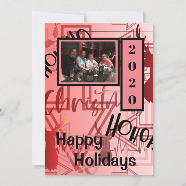 Jul Graffiti Julkort (Framsida)