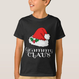 Jul Grammy Claus Matching Pajama Santa Hat X T Shirt