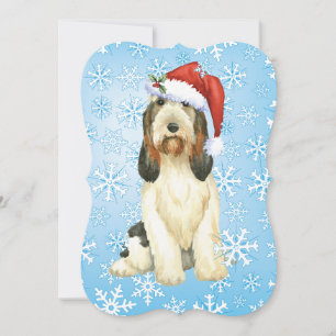 Jul Grand Basset Griffon Vendéen Julkort