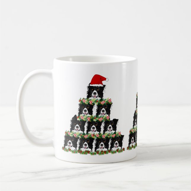 Jul Gräns Collie Julgran Kaffemugg (Vänster)