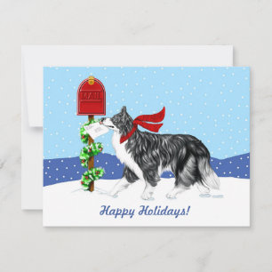 Jul Gräns Collie Mail Inbjudningar