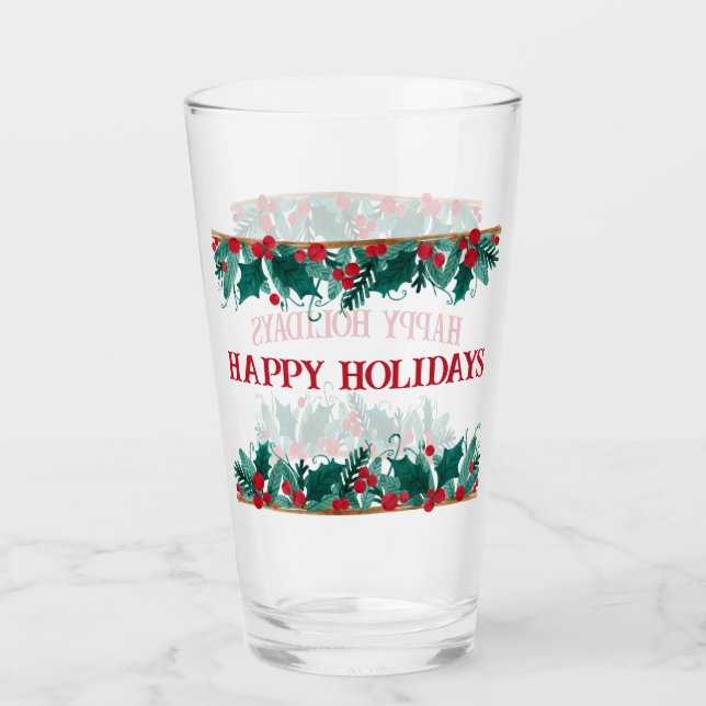 Jul Gräns med text Glaskopp (Framsida)