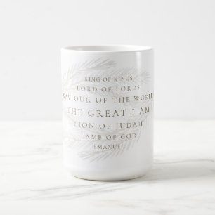 Jul Gräs-blomman Namnen av Gud Christian Kaffemugg