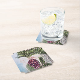 Jul Gräs Cone Ornament Underlägg Papper