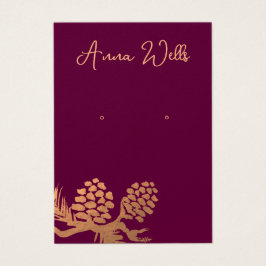 Jul Gräs Cones Earring Visitkort