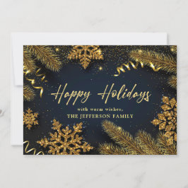 Jul Gräs Cones Rustic Hälsning Julkort