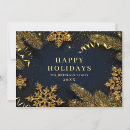 Jul Gräs Cones Rustic Hälsning Julkort