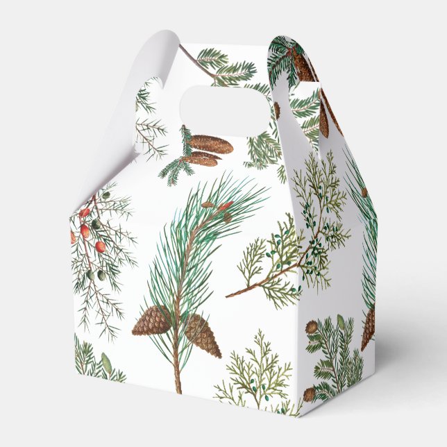 Jul Gräs Conifer Forest Festive Presentaskar (Framsidan Sidan)