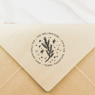 Jul Gräs Returadress Självfärgande Stämpel