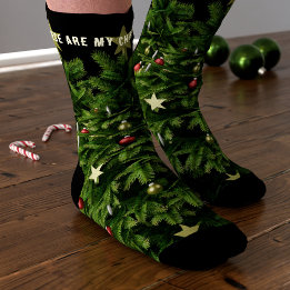 Jul Gräs Träd Socks Funny Festive Manar Gift