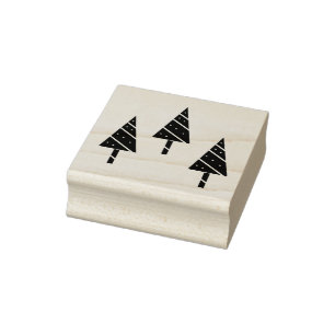 Jul Gräs träd Stämpel