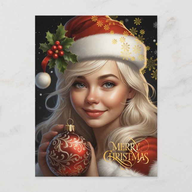 Jul. Grattis.  Vykort (Framsida)