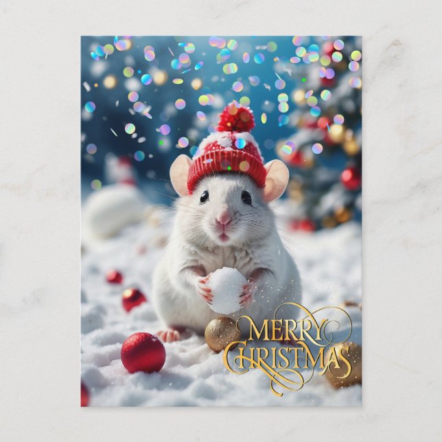 Jul. Grattis.  Vykort (Framsida)