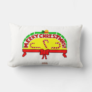 Jul Greetings Lumbar Pillow Lumbarkudde